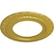 Ekena Millwork Claremont Ceiling Medallion (Fits Canopies up to 7"), 10 5/8"OD x 5 3/4"ID x 1/2"P, Rich Gold CM10CLRGS - alternate 3